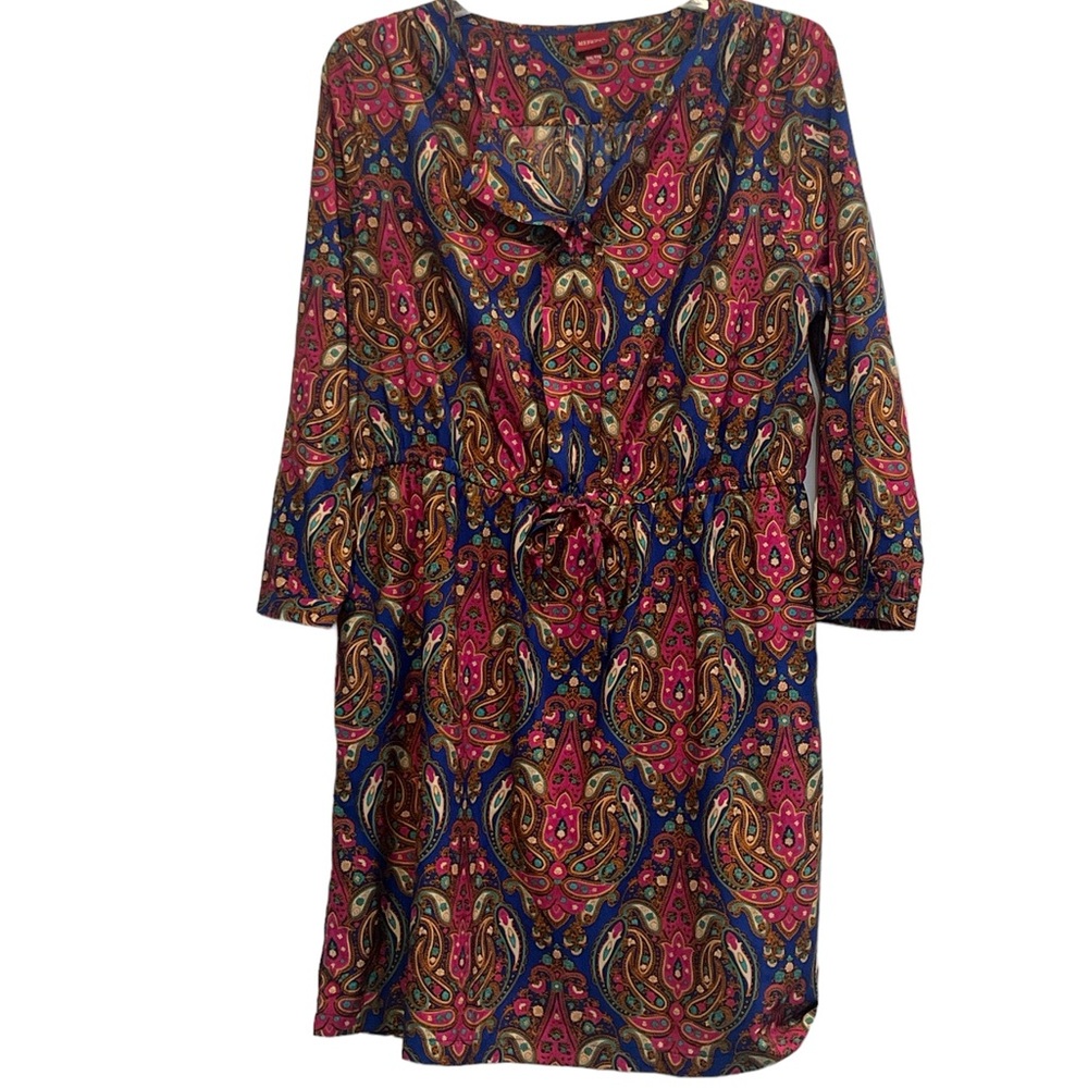 Merona Women’s Paisley Polyester Dress Sz XXL